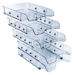 Ark Evrak Rafı Hareketli Plastik 5 Li Şeffaf 2085 -2085