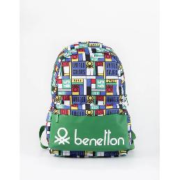 United Colors of Benetton Yeşil Unisex Okul Sırt Çantası -76119