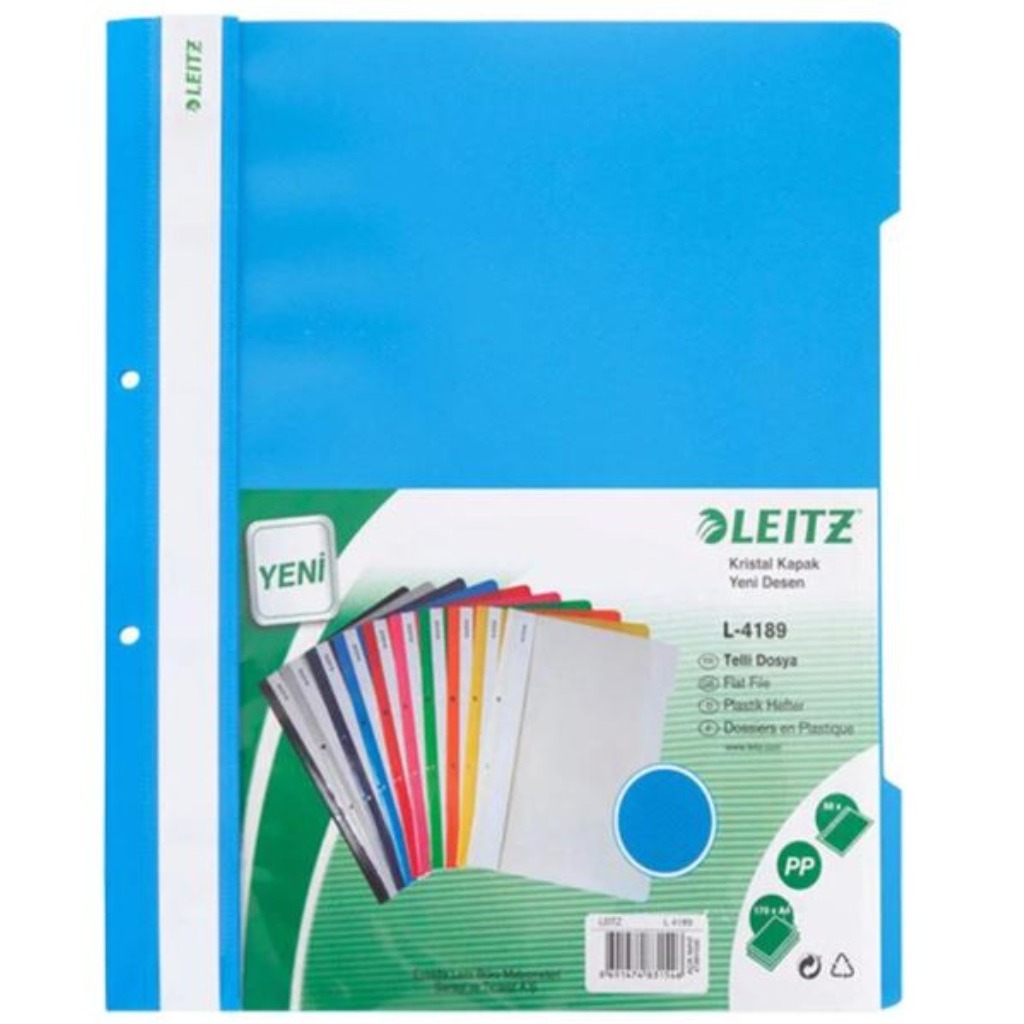 Leitz Telli Dosya Mavi 50 ’li Paket -L-4189M